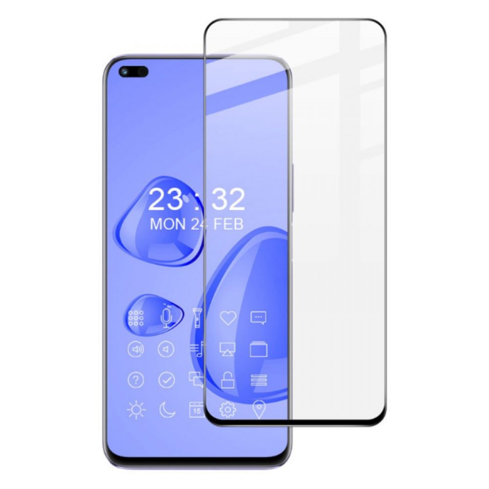 Honor 50 Lite / Huawei Nova 8I Screenprotector Van Gehard Glas Met Zwarte Rand