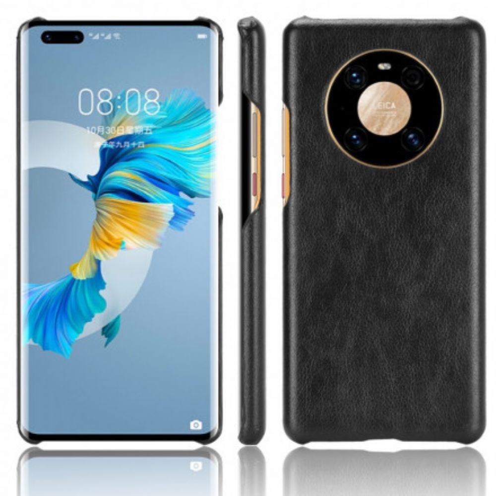 Hoesje voor Huawei Mate 40 Pro Litchi-leereffect