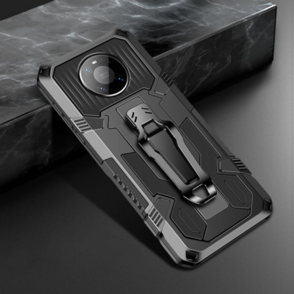 Hoesje voor Huawei Mate 40 Pro Robot Met Riemclip