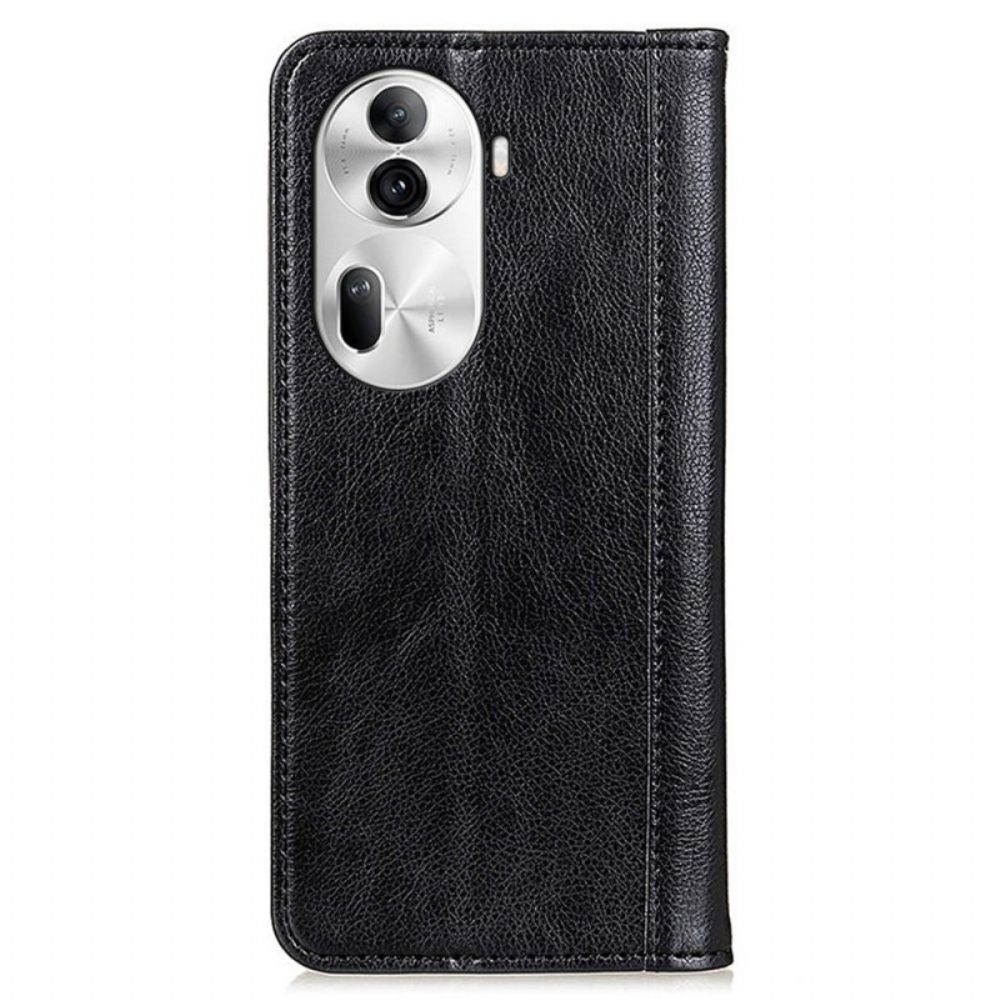 Folio-hoesje Oppo Reno 11 Pro 5g Splitleer Bescherming Hoesje