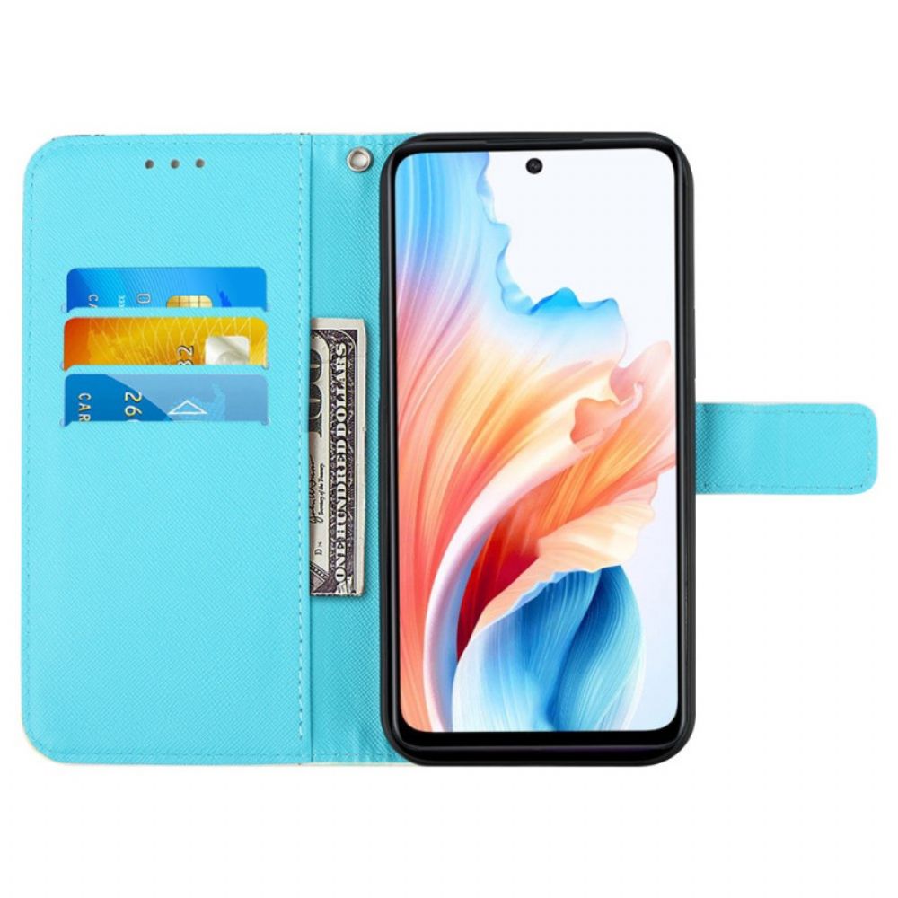 Folio-hoesje Oppo Reno 11 Pro 5g Telefoonhoesje Gouden Vlinders