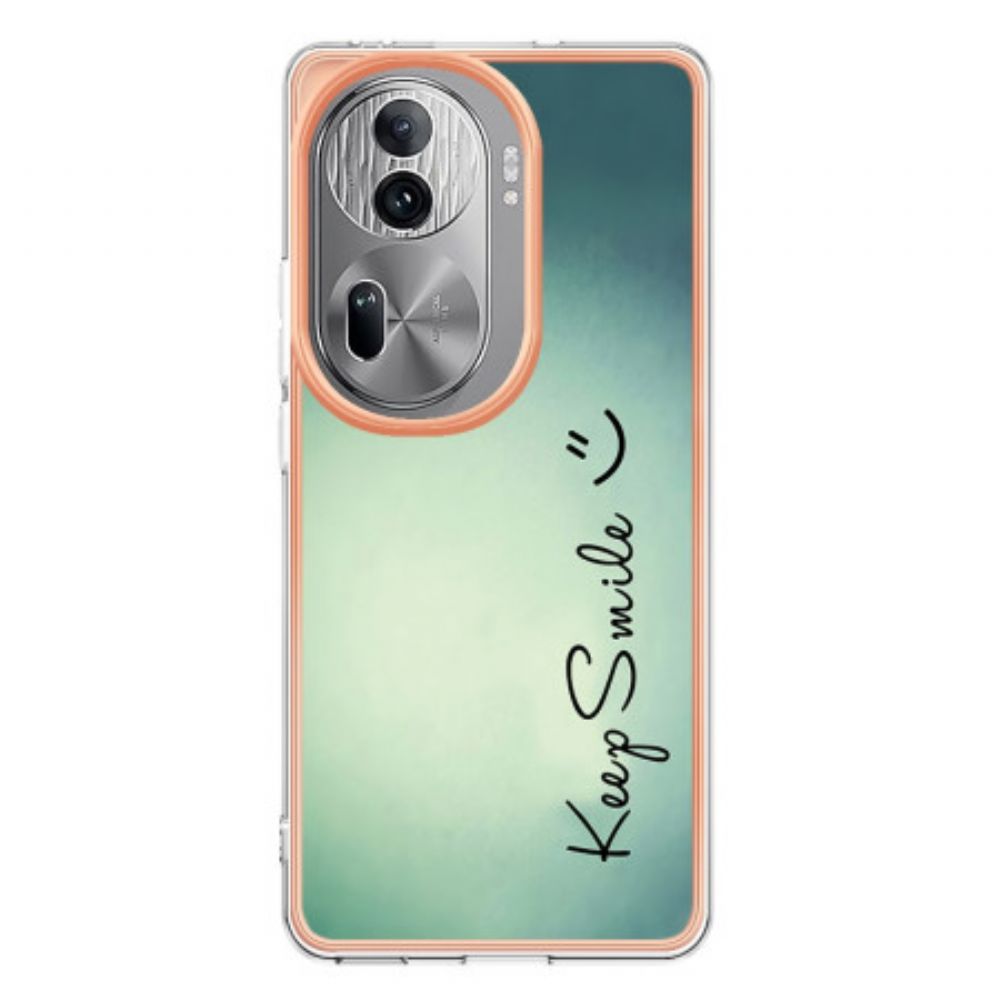 Hoesje Oppo Reno 11 Pro 5g Blijf Lachen Bescherming Hoesje