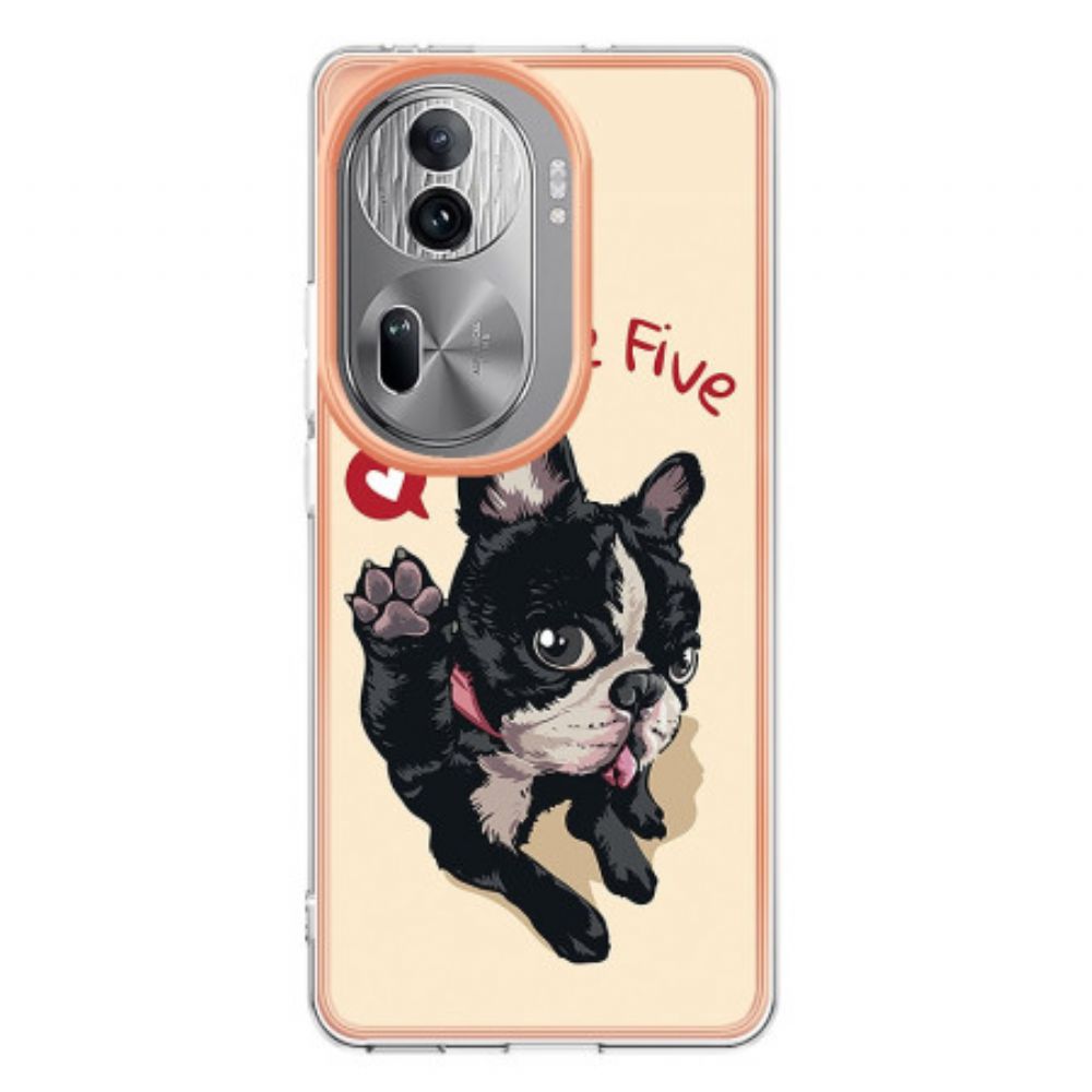 Hoesje Oppo Reno 11 Pro 5g Hond Geef Me Vijf