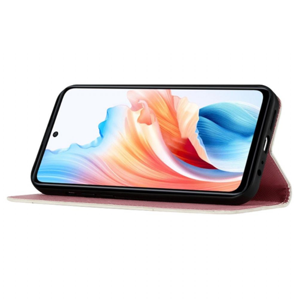 Leren Hoesje Oppo Reno 11 Pro 5g Stop Nooit Met Dromen