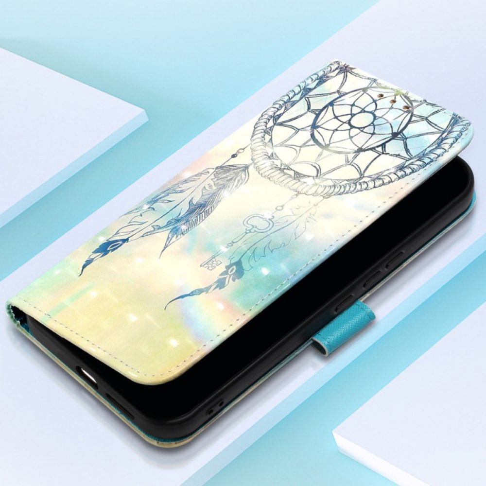 Leren Hoesje Voor Oppo Reno 11 Pro 5g Aquarel Dromenvanger