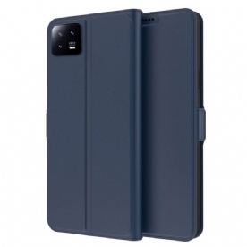 Folio-hoesje voor Xiaomi 13 Pro Slank Leereffect