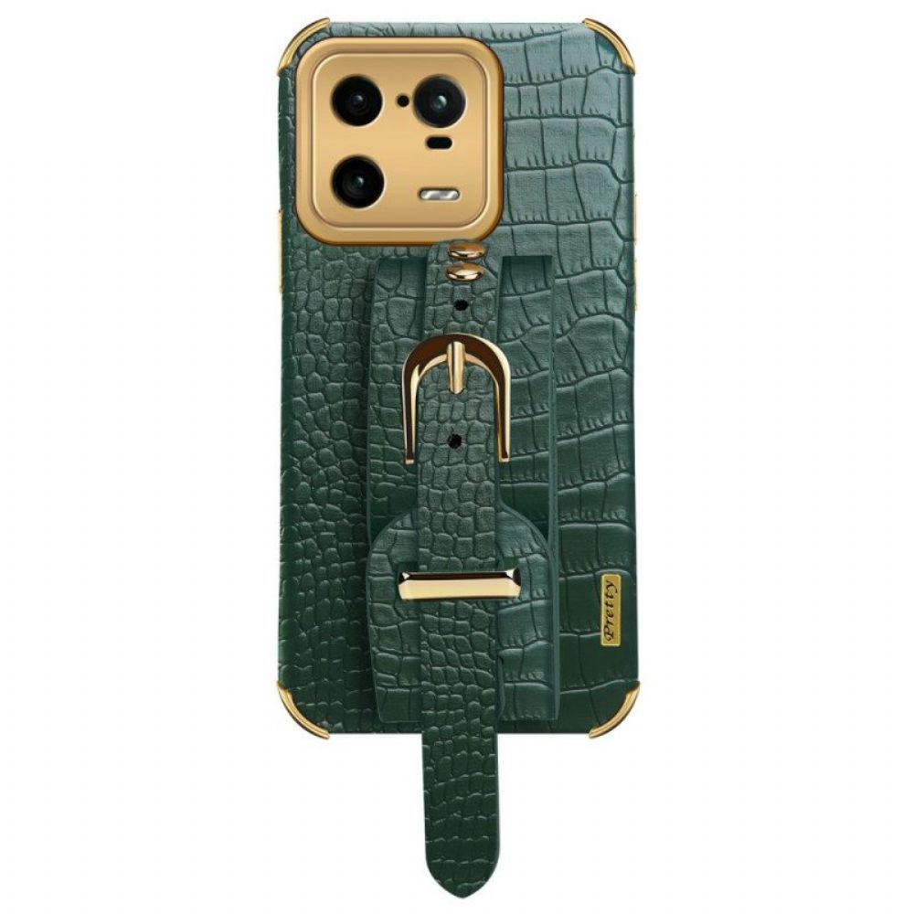 Hoesje voor Xiaomi 13 Pro Croco Band