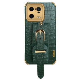 Hoesje voor Xiaomi 13 Pro Croco Band