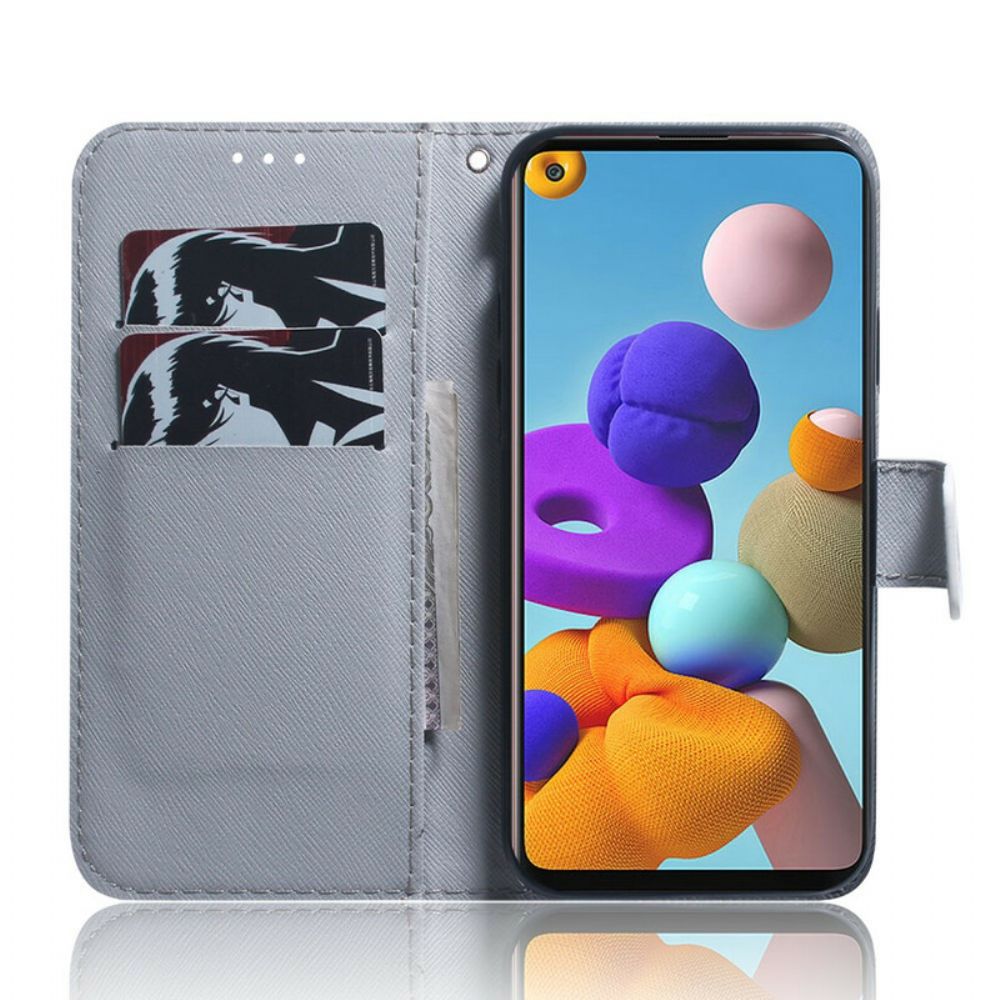 Flip Case voor Samsung Galaxy A21s Hondsblik