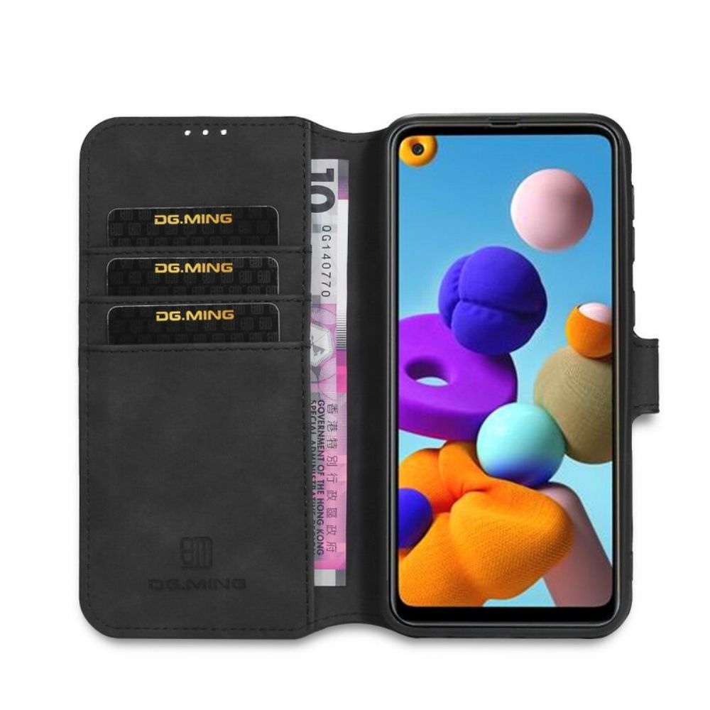 Folio-hoesje voor Samsung Galaxy A21s Dg.ming Retro