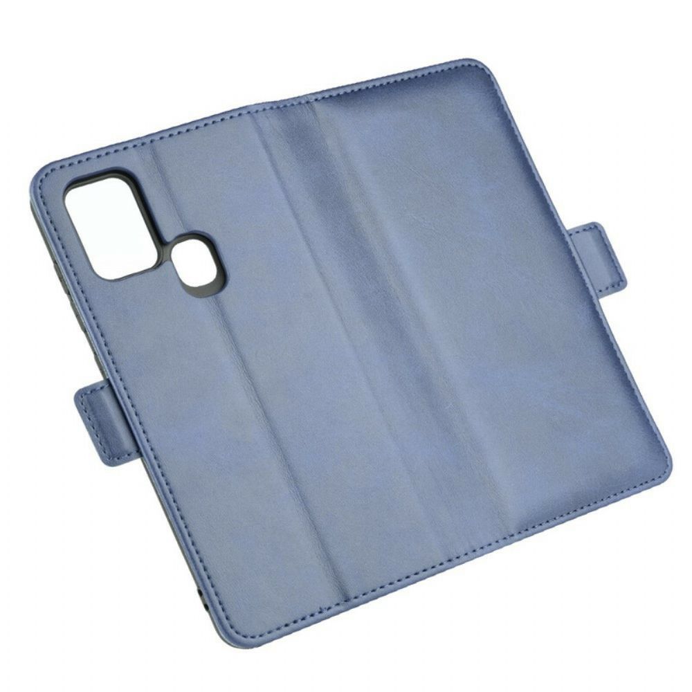 Folio-hoesje voor Samsung Galaxy A21s Flip Case Dubbele Klep