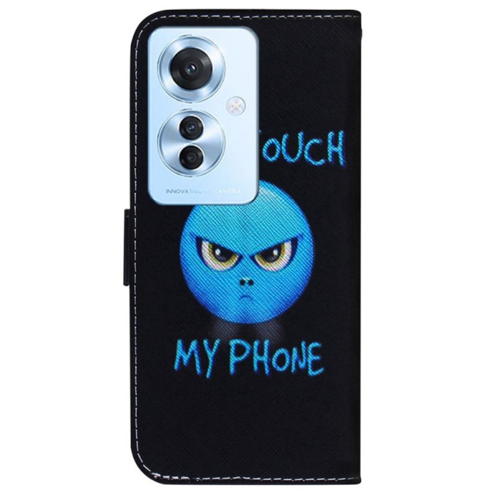 Bescherming Hoesje Oppo Reno 11f 5g Telefoon-emoji