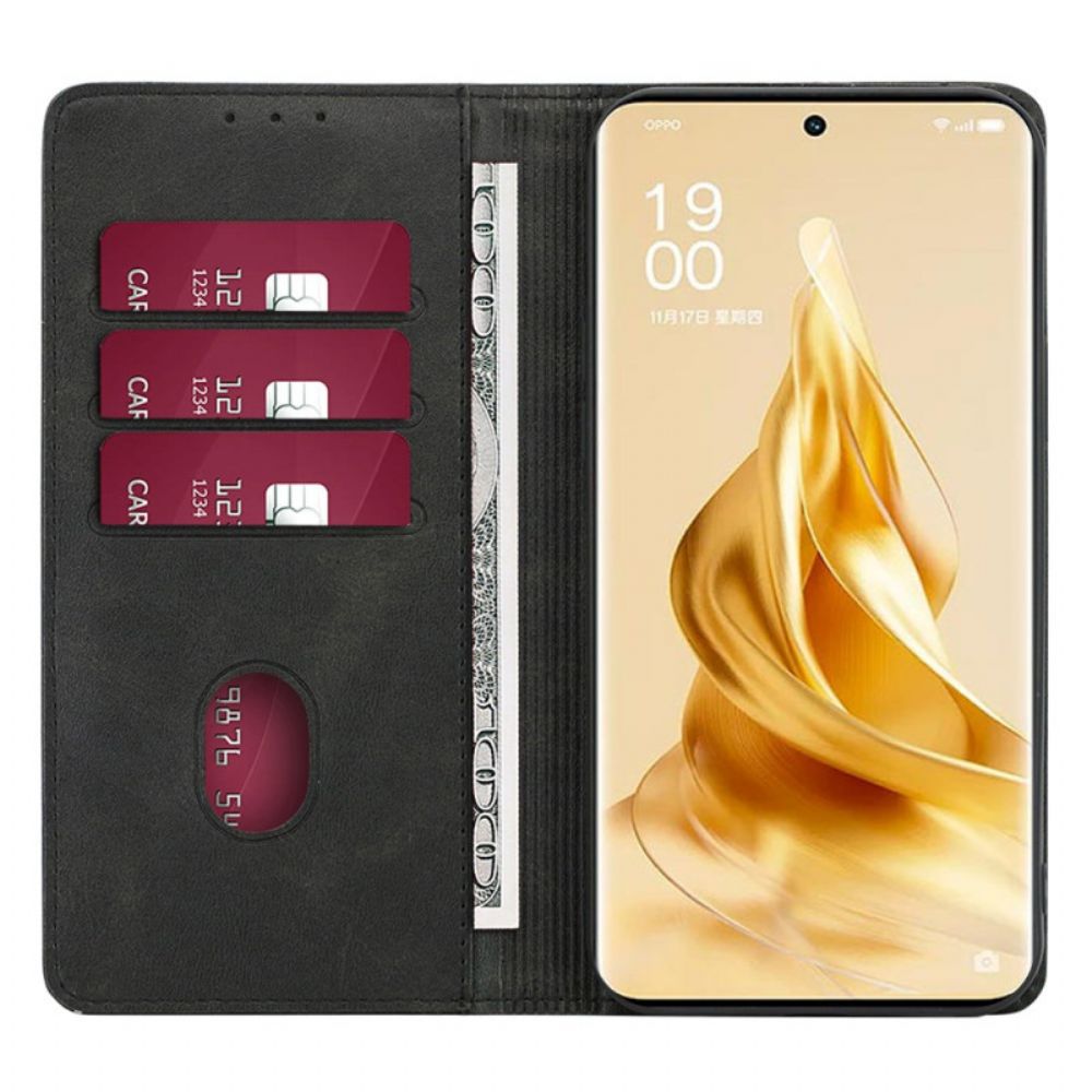 Folio-hoesje Oppo Reno 11f 5g Imitatieleer