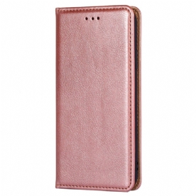 Folio-hoesje Oppo Reno 11f 5g Ledertextuur Bescherming Hoesje