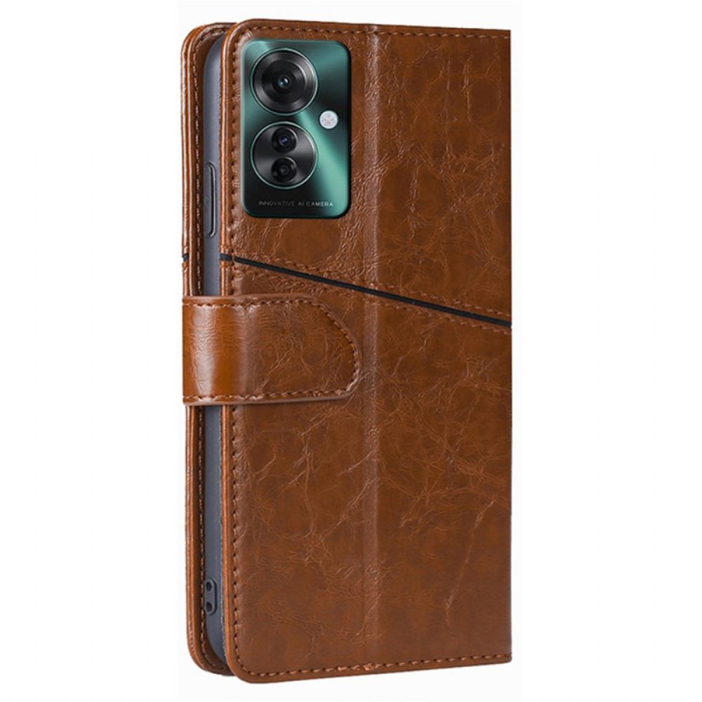 Folio-hoesje Oppo Reno 11f 5g Retro Geometrisch Patroon