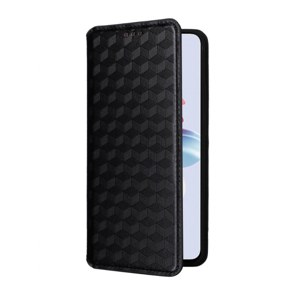 Folio-hoesje Oppo Reno 11f 5g Ruitpatroon Bescherming Hoesje