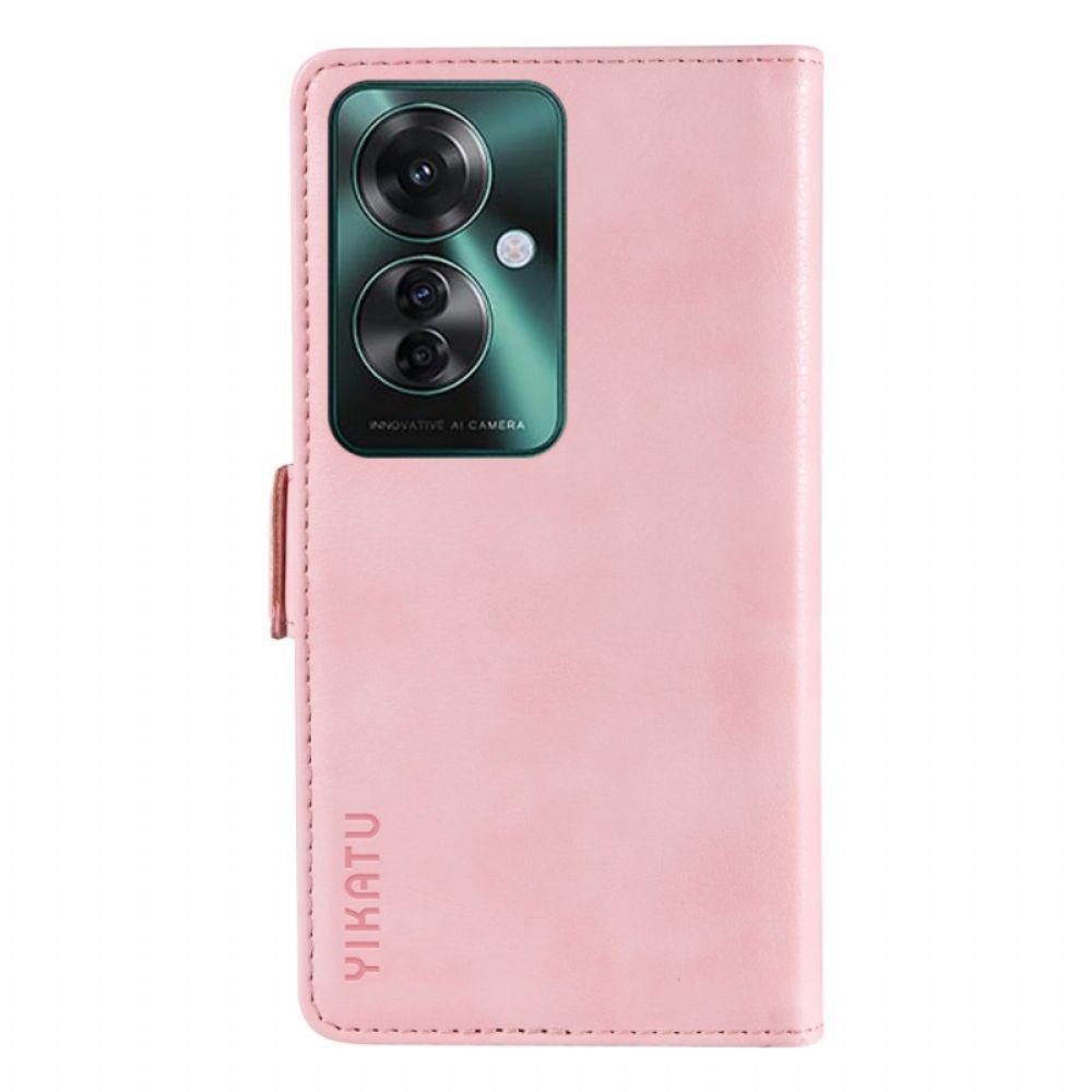 Folio-hoesje Oppo Reno 11f 5g Telefoonhoesje Yikatu