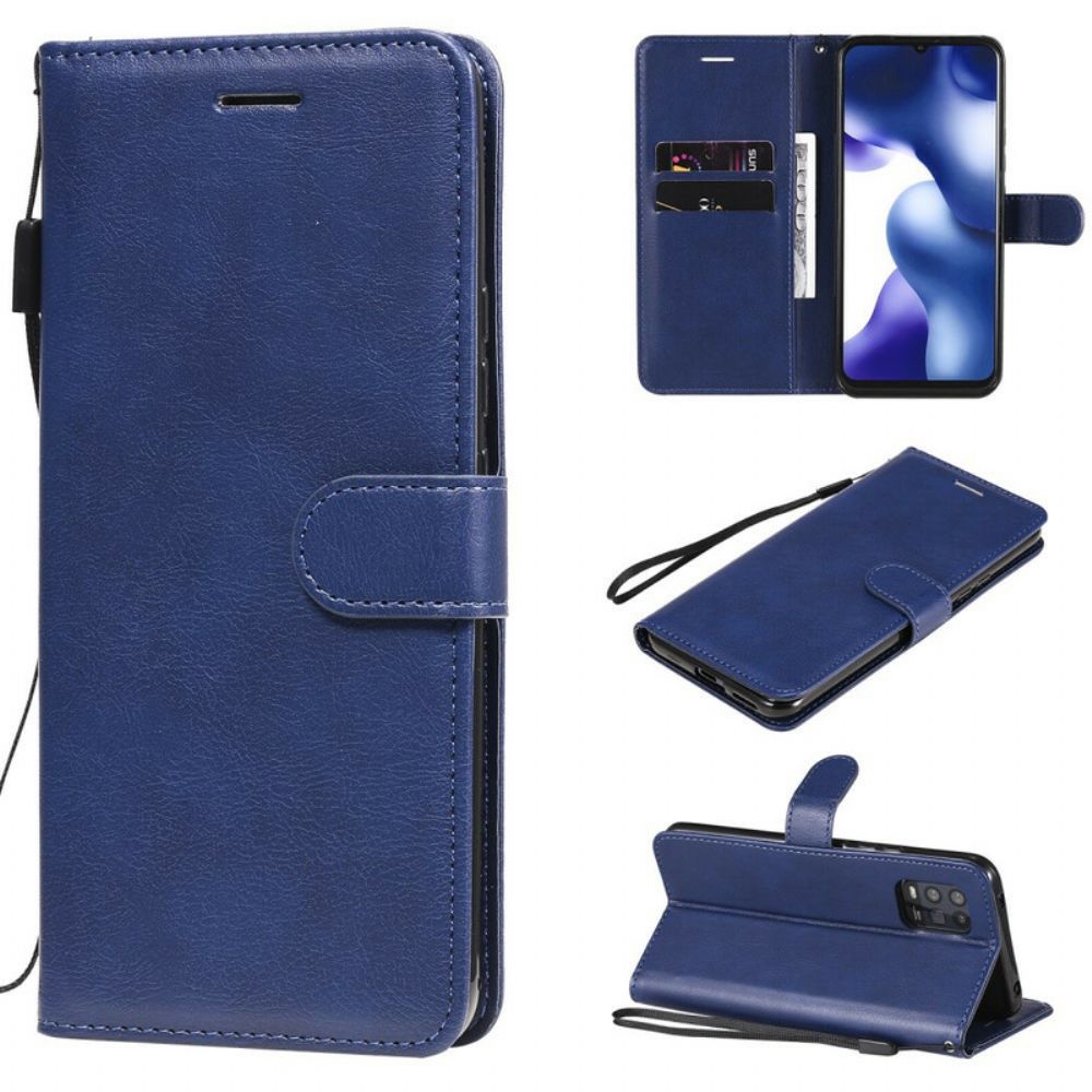 Flip Case voor Xiaomi Mi 10 Lite Standaard Kunstleer