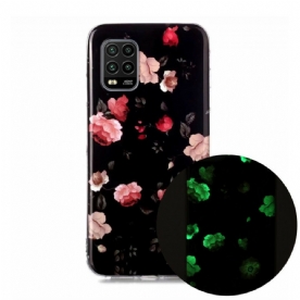 Hoesje voor Xiaomi Mi 10 Lite Floralies Fluorescerend