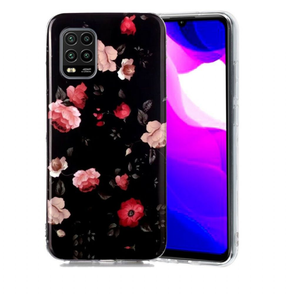 Hoesje voor Xiaomi Mi 10 Lite Floralies Fluorescerend