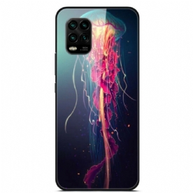 Hoesje voor Xiaomi Mi 10 Lite Octopus Van Gehard Glas