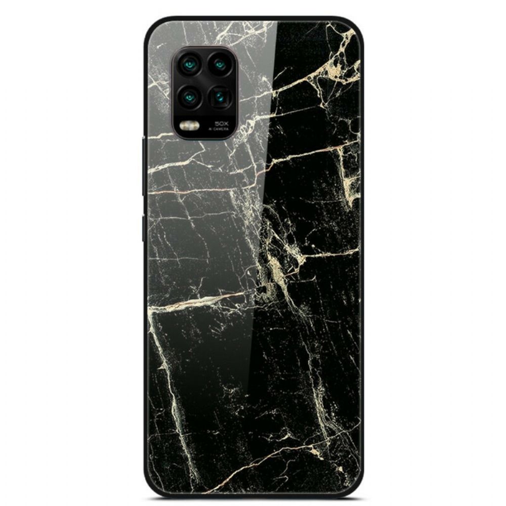 Hoesje voor Xiaomi Mi 10 Lite Supreme Marmer Gehard Glas