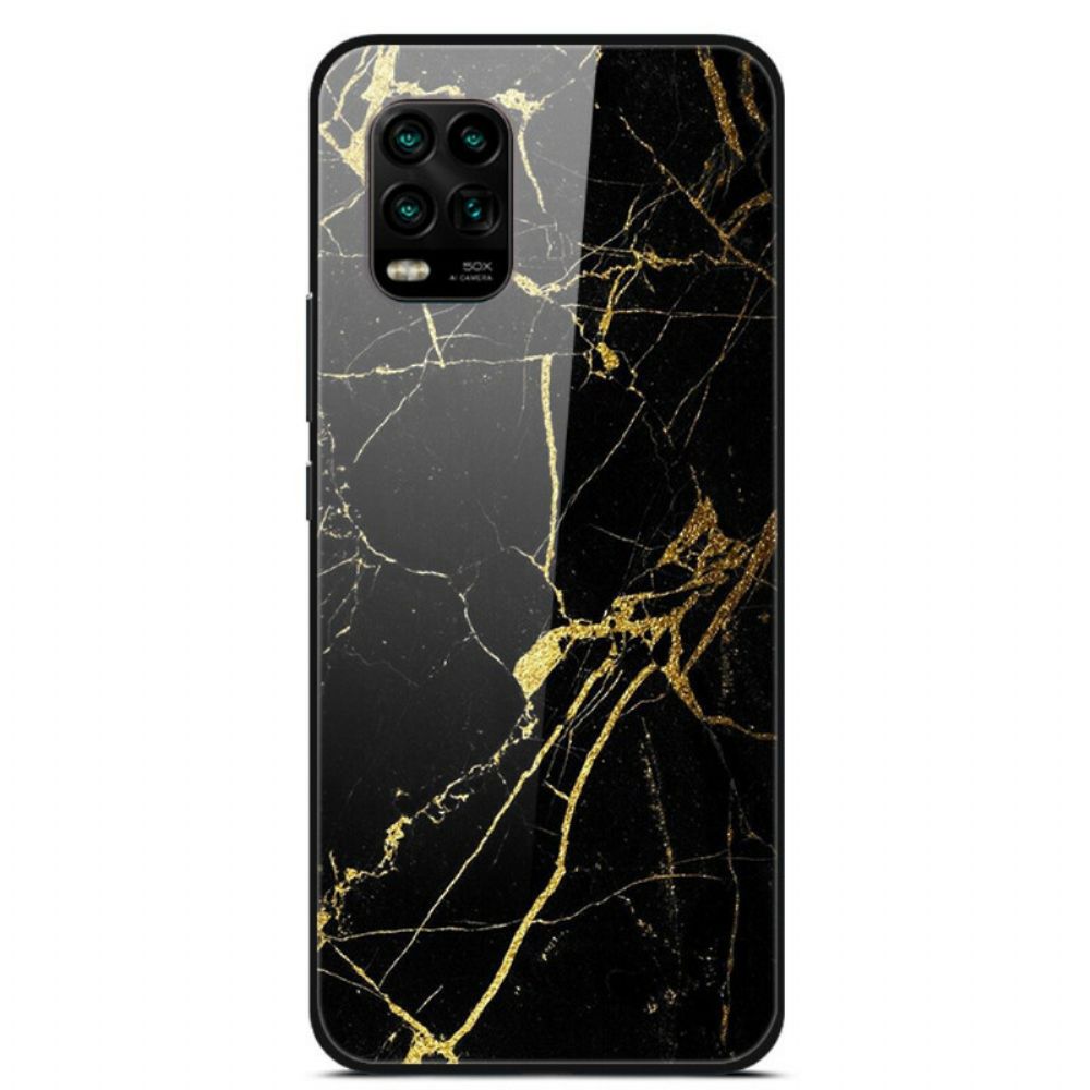 Hoesje voor Xiaomi Mi 10 Lite Supreme Marmer Gehard Glas