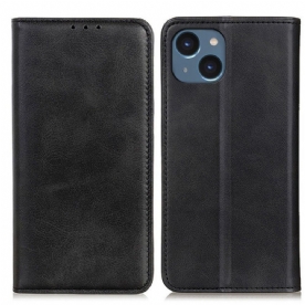 Bescherming Hoesje voor iPhone 14 Plus Folio-hoesje Mat Splitleer