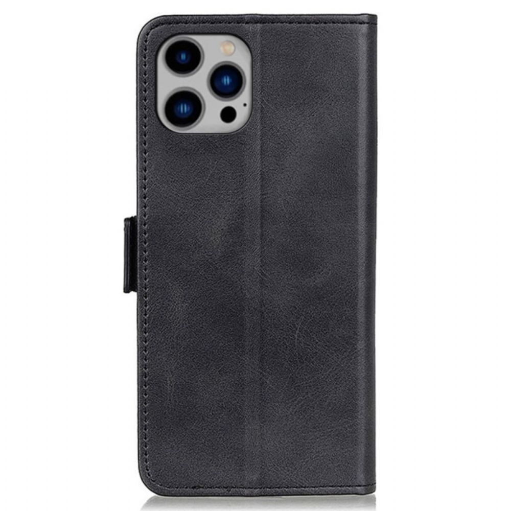 Folio-hoesje voor iPhone 14 Plus Dubbele Sluiting