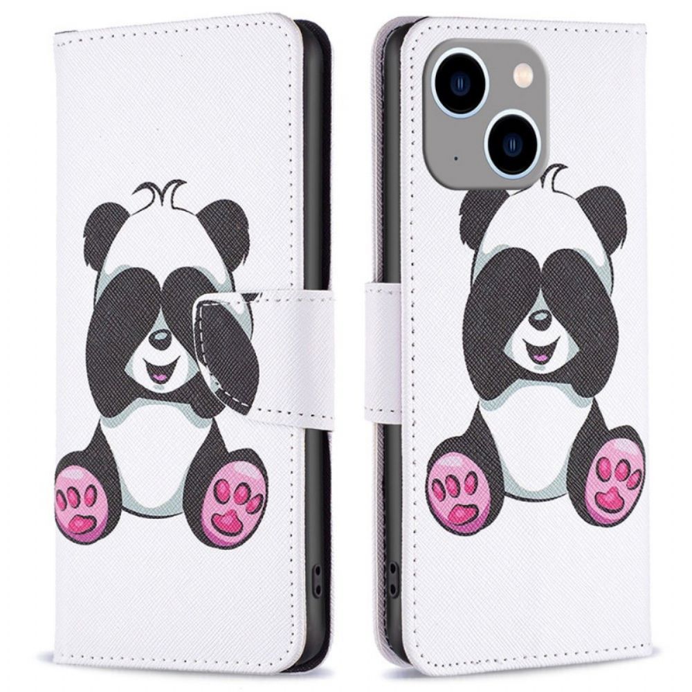 Folio-hoesje voor iPhone 14 Plus Pandaplezier