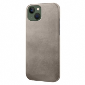 Hoesje voor iPhone 14 Plus Ledereffect