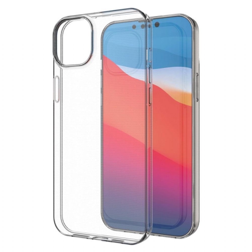 Hoesje voor iPhone 14 Plus Transparant Anti-vergeling