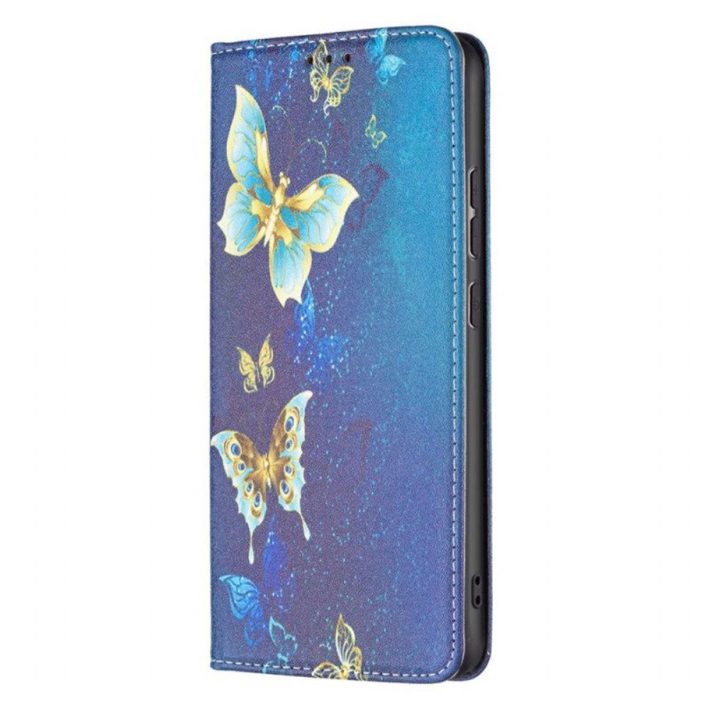 Bescherming Hoesje voor Xiaomi 12 / 12X Folio-hoesje Kleurrijke Vlinders