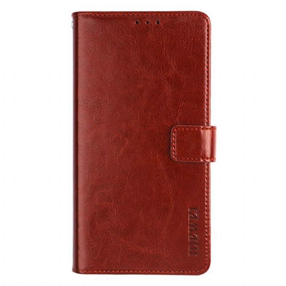 Folio-hoesje voor Xiaomi 12 / 12X Imitatieleer Idewei