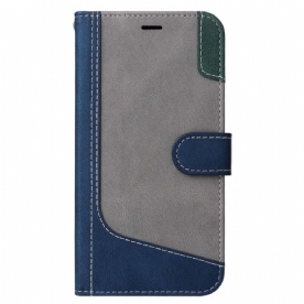 Folio-hoesje voor Xiaomi 12 / 12X Met Ketting Driekleurige Riem