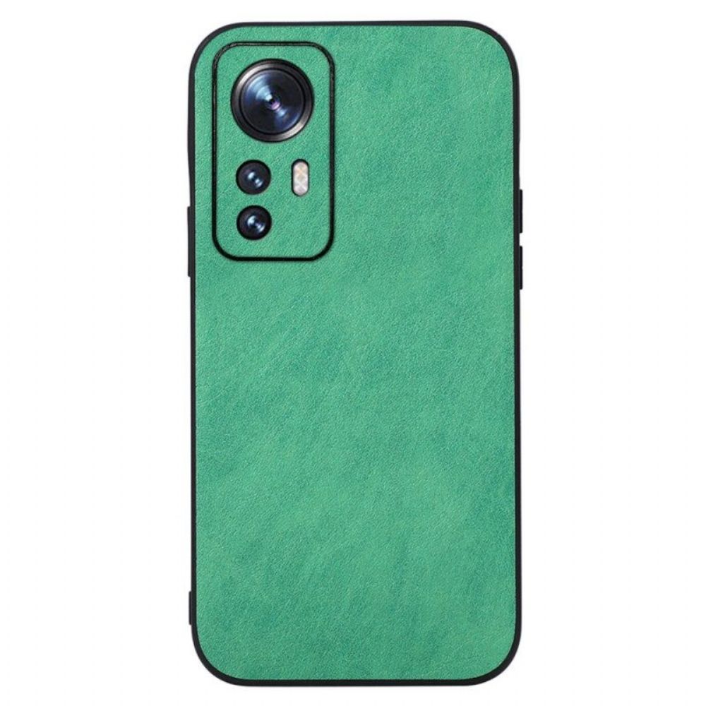 Hoesje voor Xiaomi 12 / 12X Elegantie Leereffect