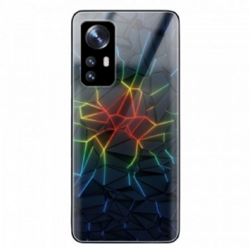 Hoesje voor Xiaomi 12 / 12X Geometrie Gehard Glas