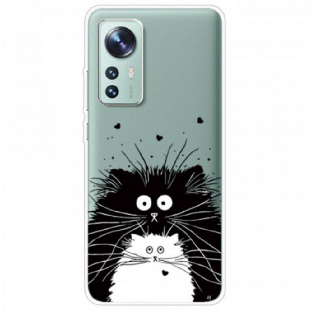 Hoesje voor Xiaomi 12 / 12X Kijk Naar De Katten