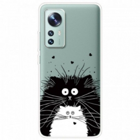 Hoesje voor Xiaomi 12 / 12X Kijk Naar De Katten