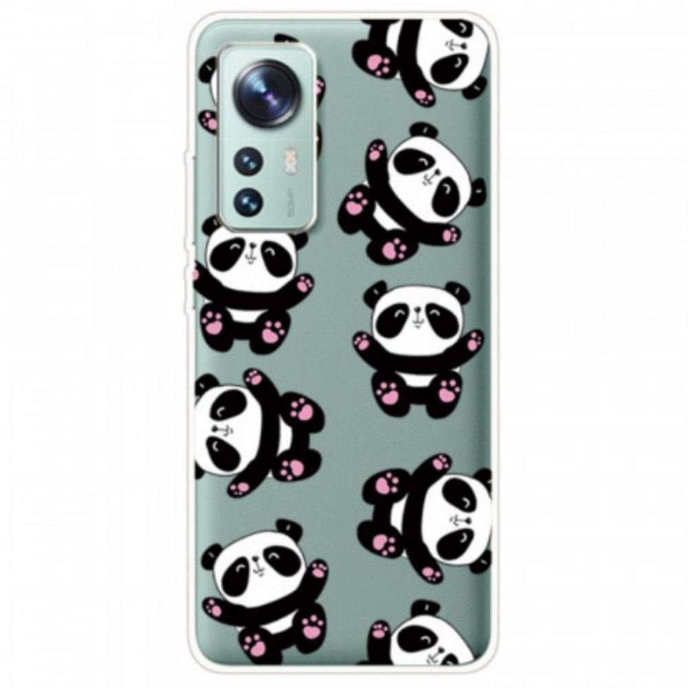 Hoesje voor Xiaomi 12 / 12X Top Panda's Plezier