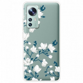 Hoesje voor Xiaomi 12 / 12X Witte Bloemen