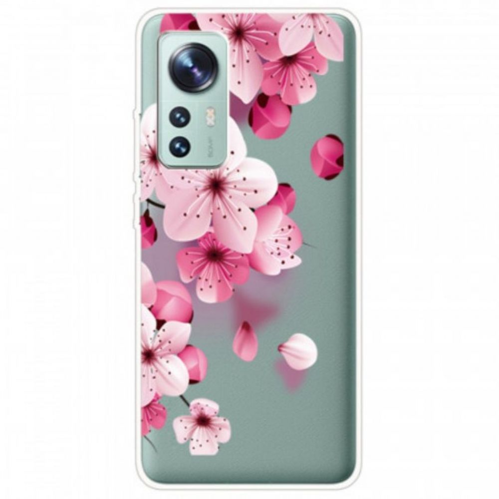 Telefoonhoesje voor Xiaomi 12 / 12X Kleine Roze Bloemen