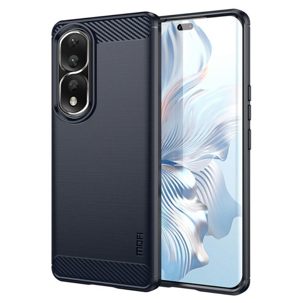 Hoesje voor Honor 90 Pro Mofi Geborstelde Koolstofvezel