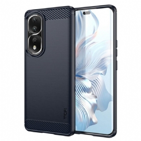 Hoesje voor Honor 90 Pro Mofi Geborstelde Koolstofvezel