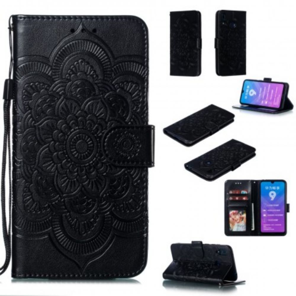 Flip Case voor Huawei Y7 2019 Volledige Mandala