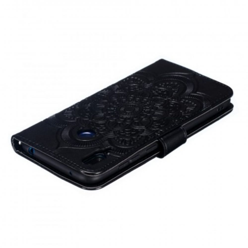 Flip Case voor Huawei Y7 2019 Volledige Mandala