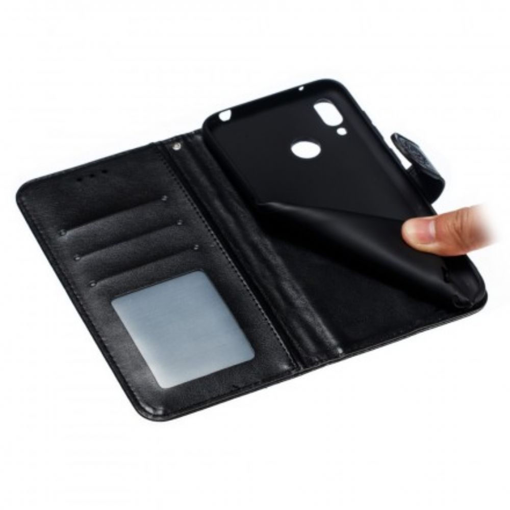 Flip Case voor Huawei Y7 2019 Volledige Mandala