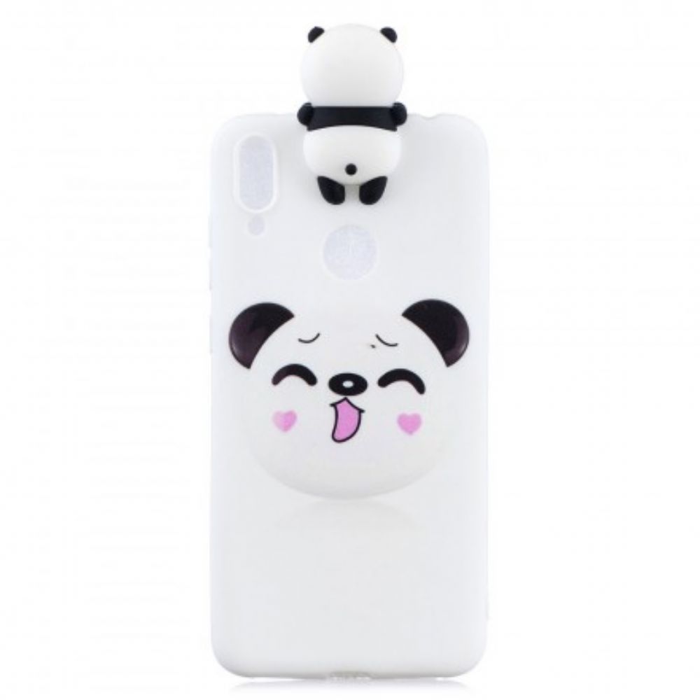 Hoesje voor Huawei Y7 2019 Grappige Panda 3d