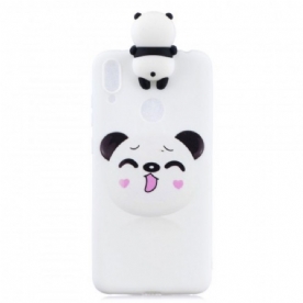 Hoesje voor Huawei Y7 2019 Grappige Panda 3d