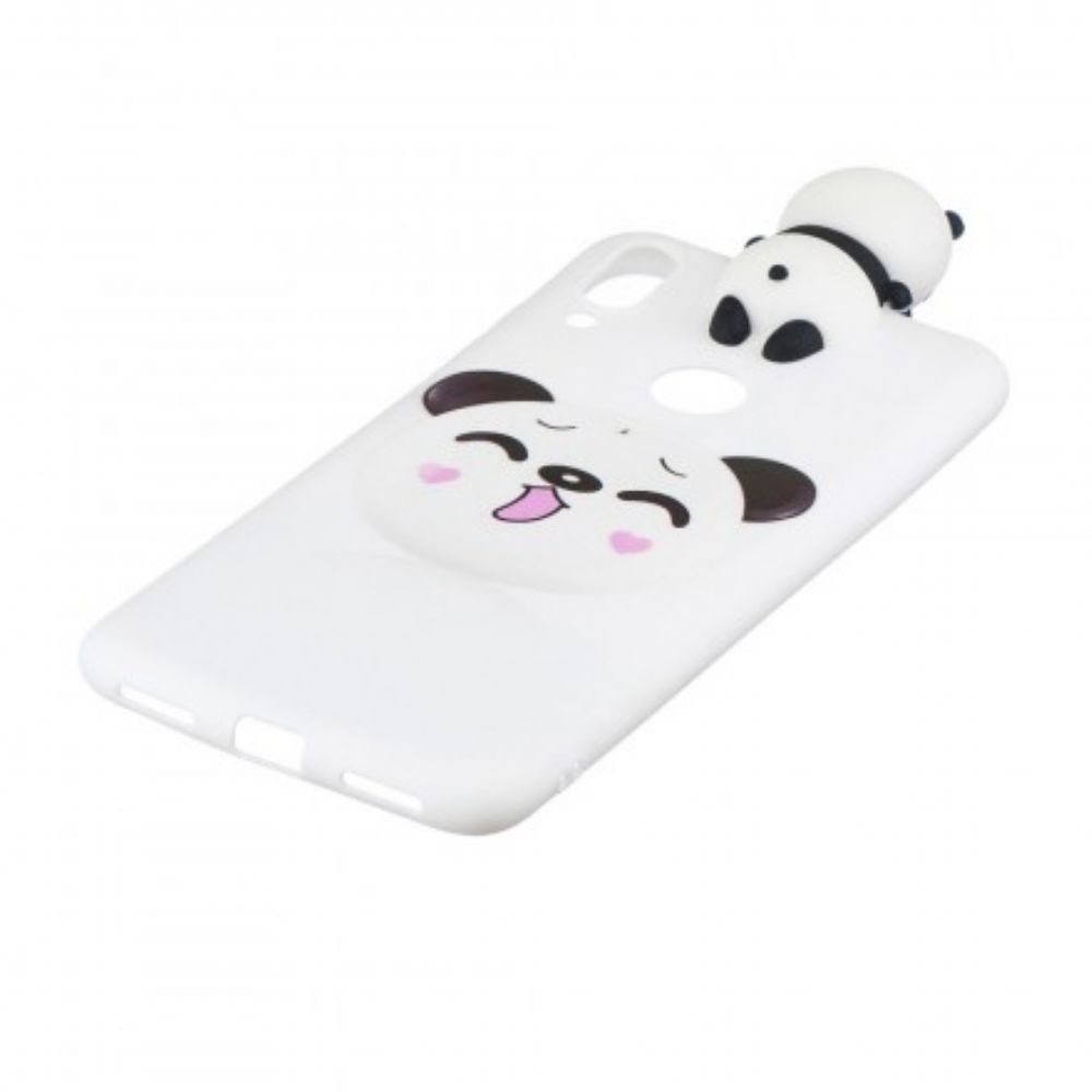 Hoesje voor Huawei Y7 2019 Grappige Panda 3d